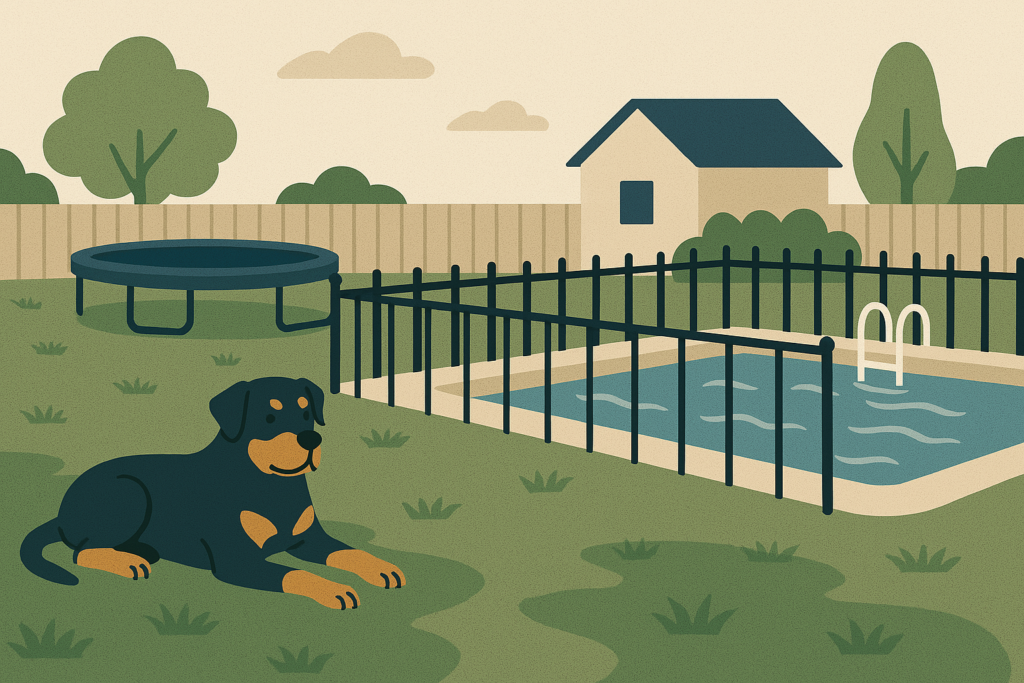Trampolines, Pools, 